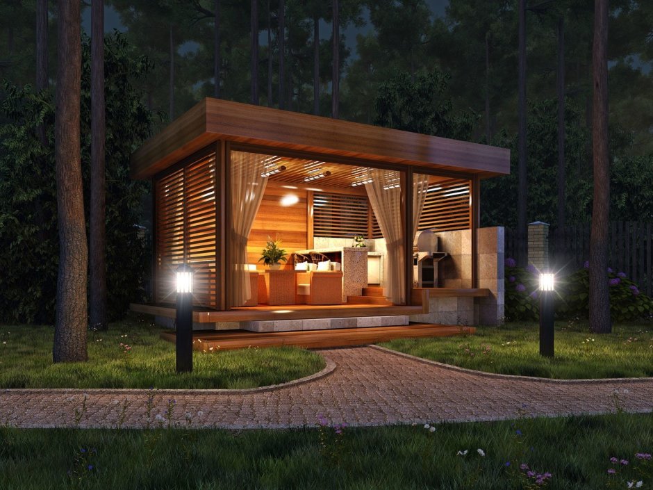 Фазенда "веранда в стиле Шале"