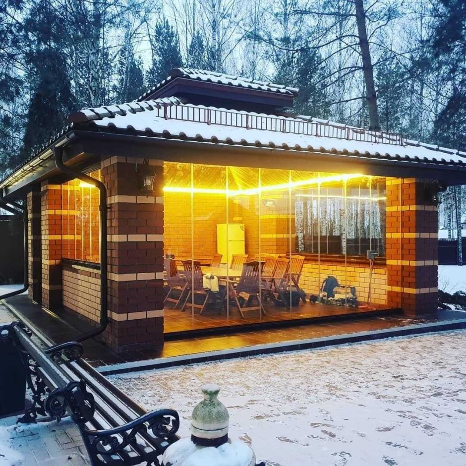 Беседка в скандинавском стиле проекты