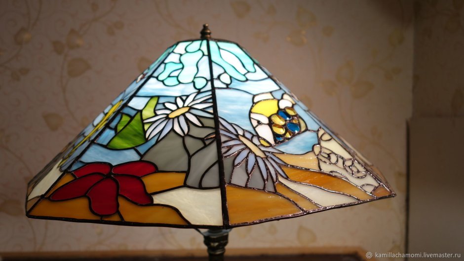 Витражные лампы Тиффани Богемия
