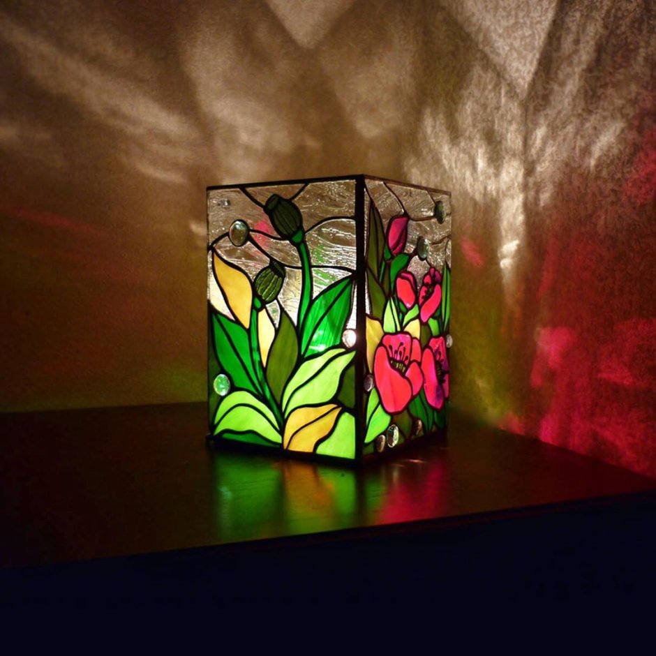 Витражные светильники Тиффани
