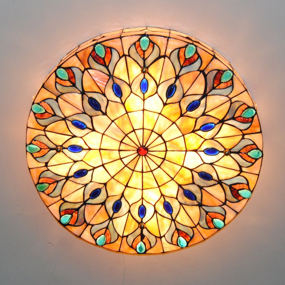 Лампа Тиффани бабочка