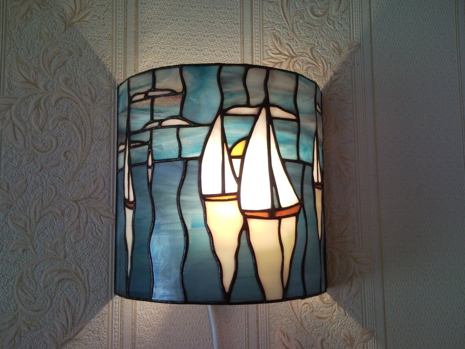 Светильники из мозаики