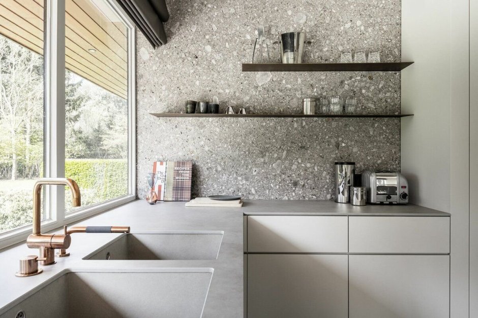 Плитка terrazzo на фартук