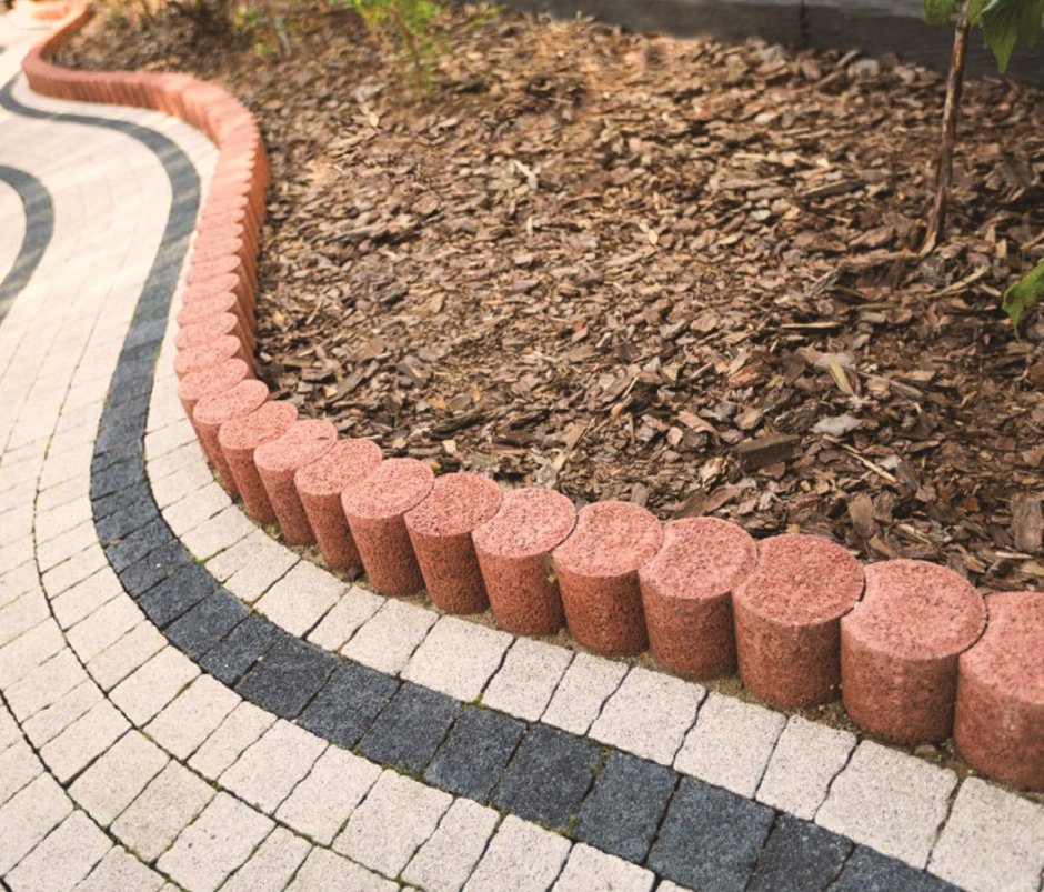 Гибкий садовый бордюр для клумб