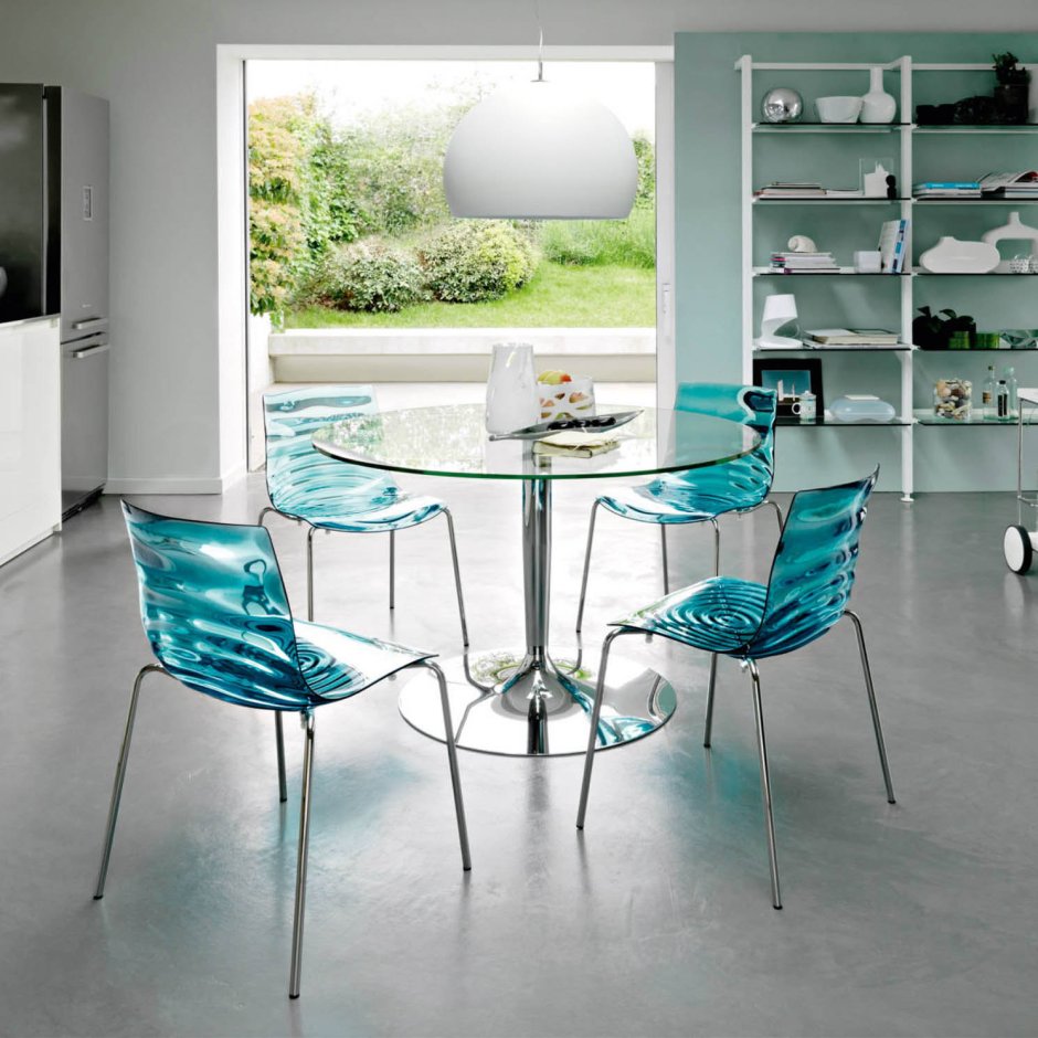 Кухонный стеклянный стол Calligaris