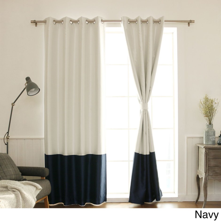 Шторы плотные на короткое окно