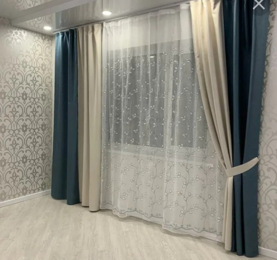 Комплект из 4 штор Атрео венге