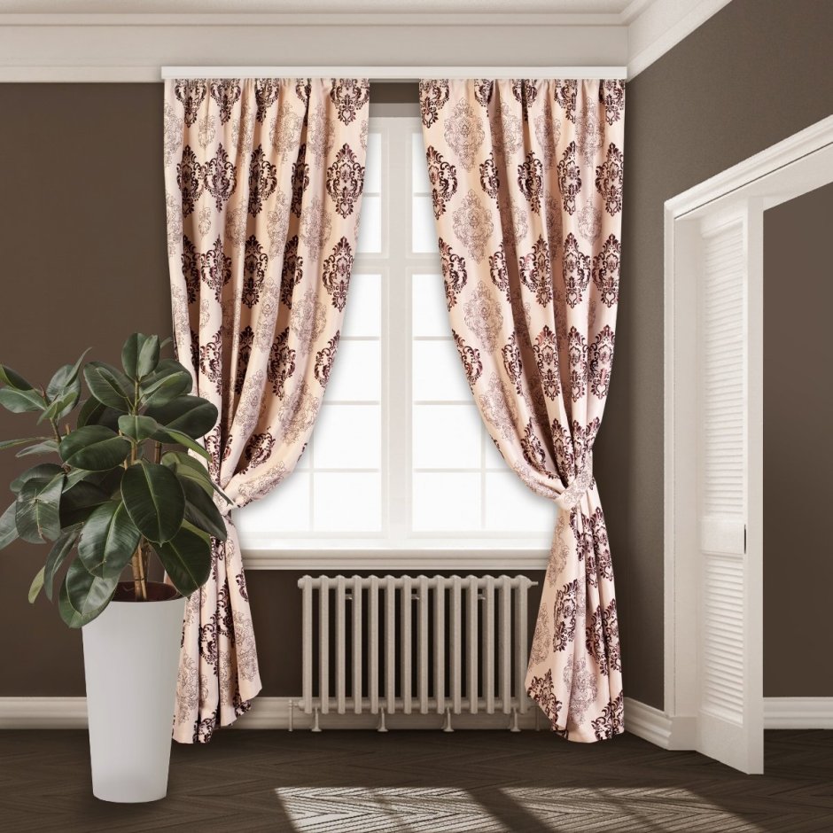 Шторы в розовую комнату