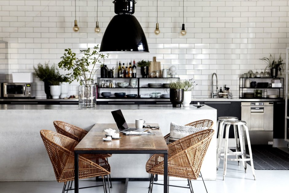 Интерьер кухня хьюгге