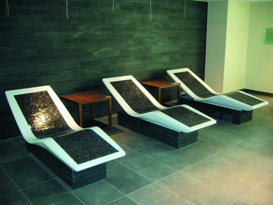 Klafs подогреваемый лежак linea