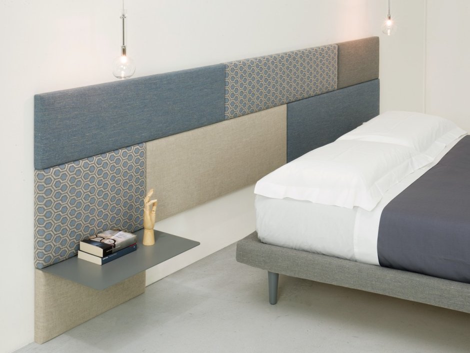 Отделка изголовья кровати