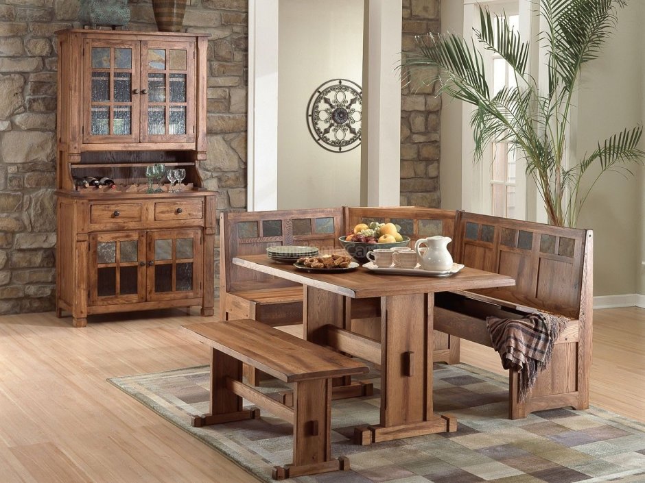 Просторная кухня в частном доме