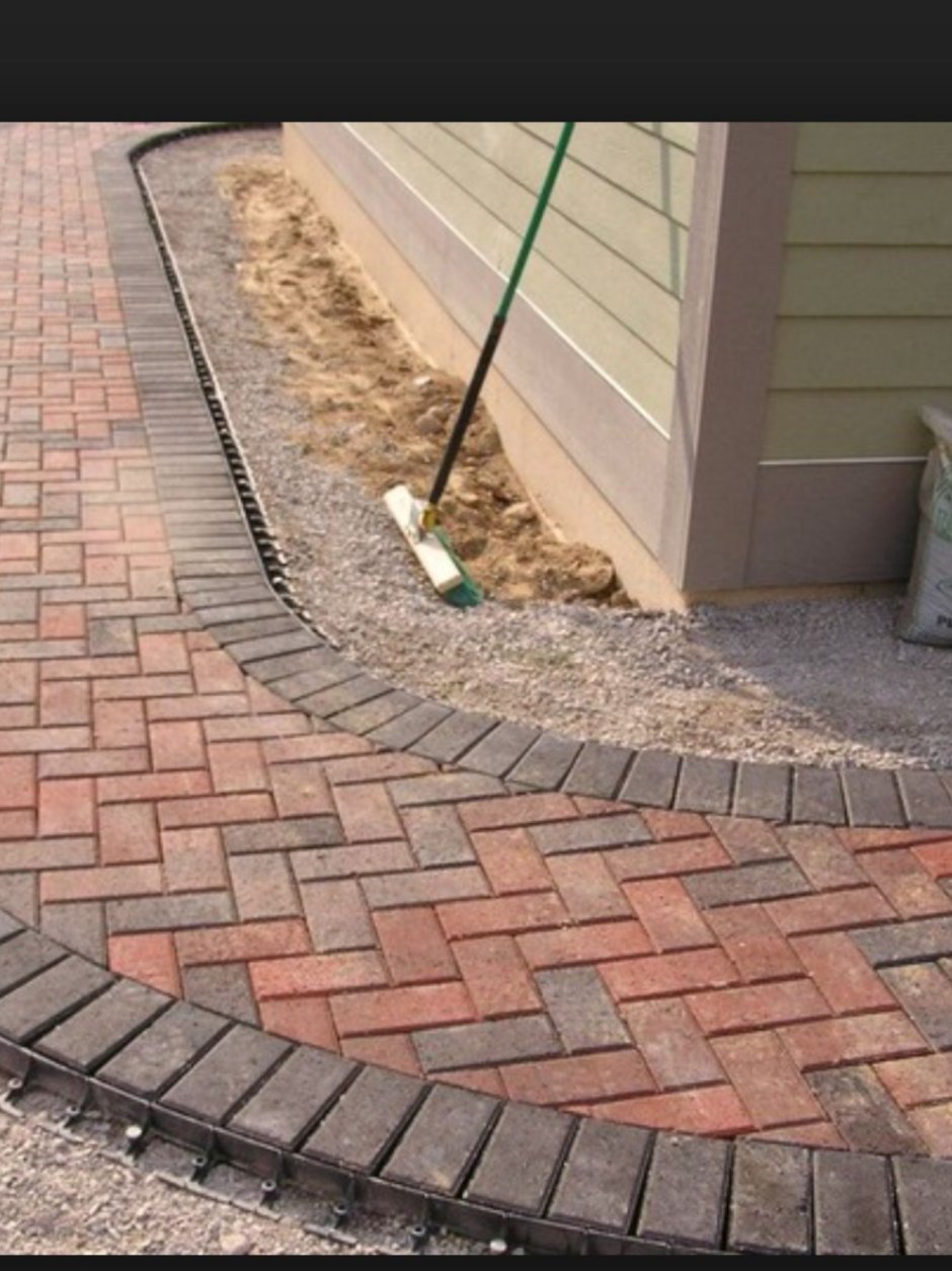 Мощение садовых дорожек