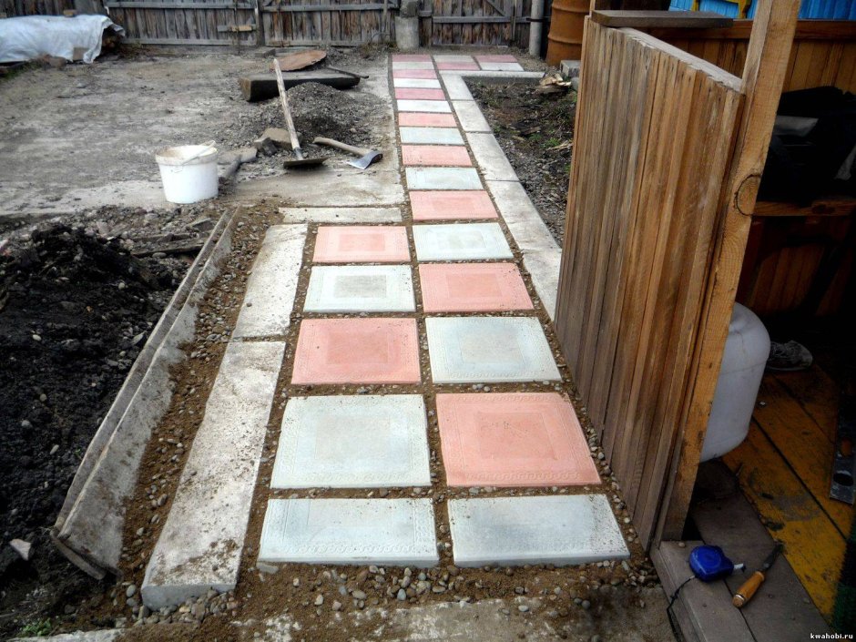 Дорожки из тротуарной плитки