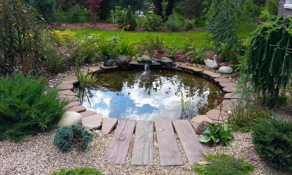 Декоративные садовые водоемы
