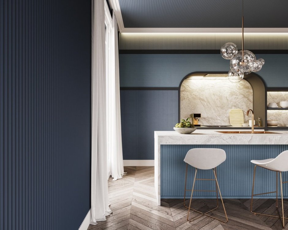 Стеновые панели полоски