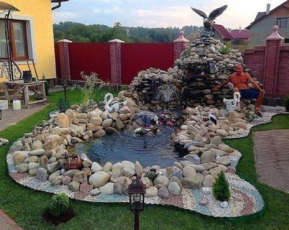 Искусственный Ручеек из камней