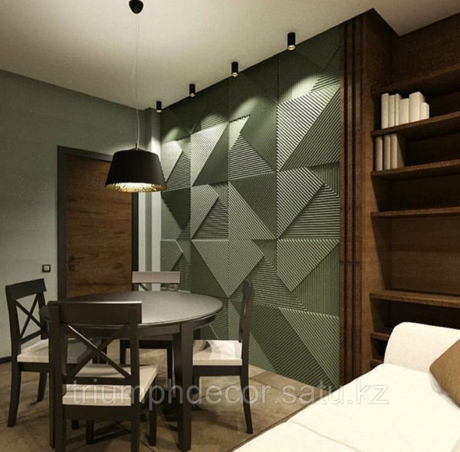 3д гипсовые панели пирамид