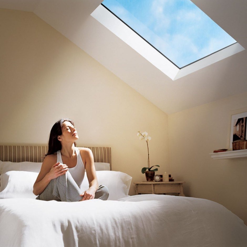 Узкое окно в ванной