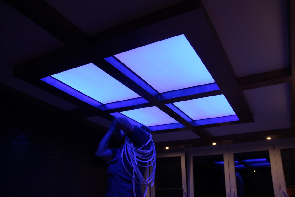 Светодиодная подсветка штор