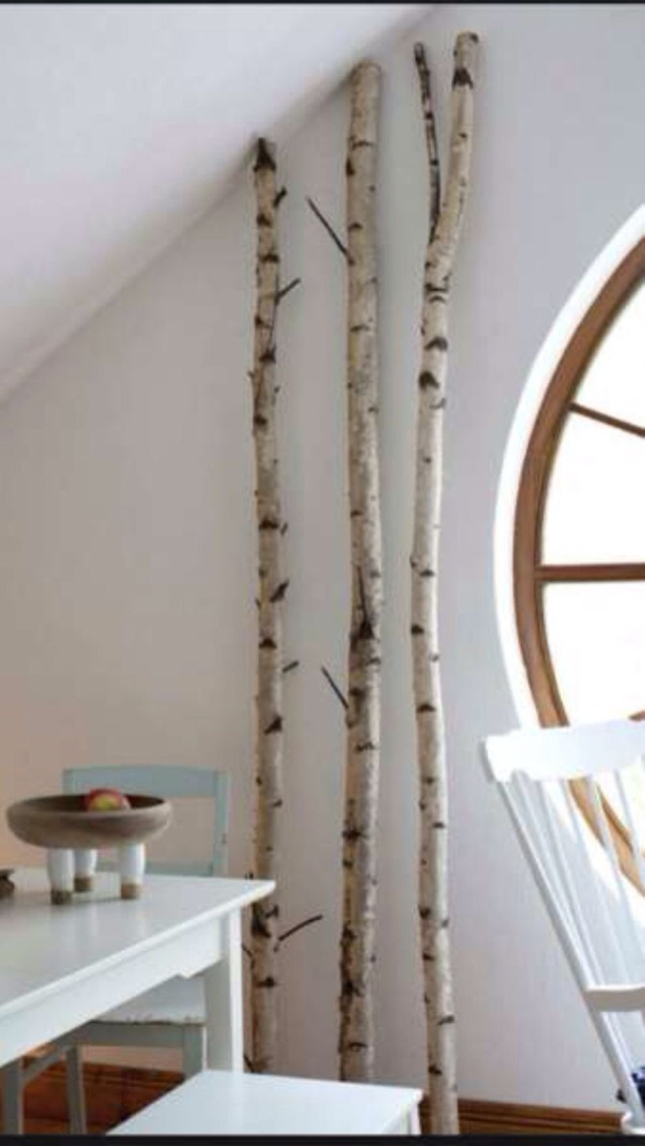 Березовые полена декор