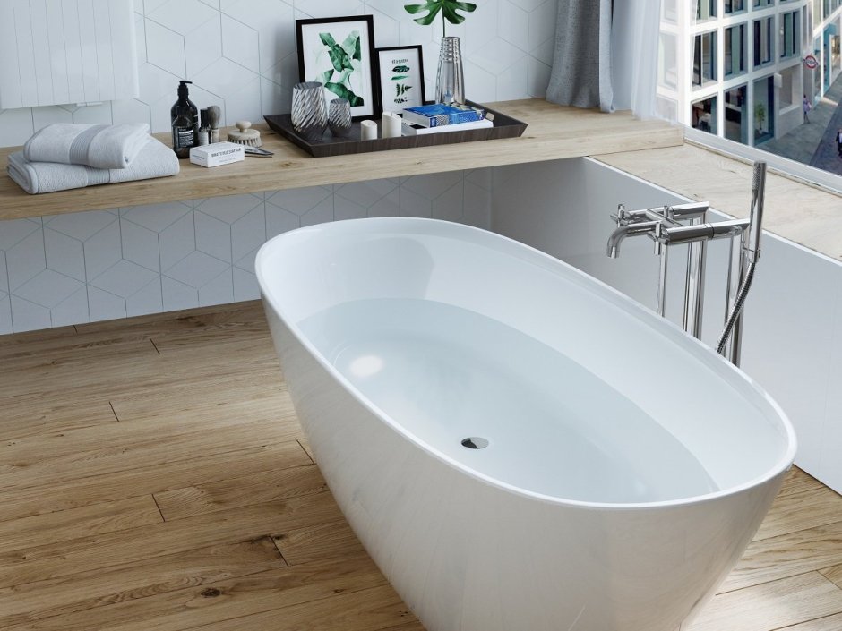 Ванна отделанная пластиковыми панелями