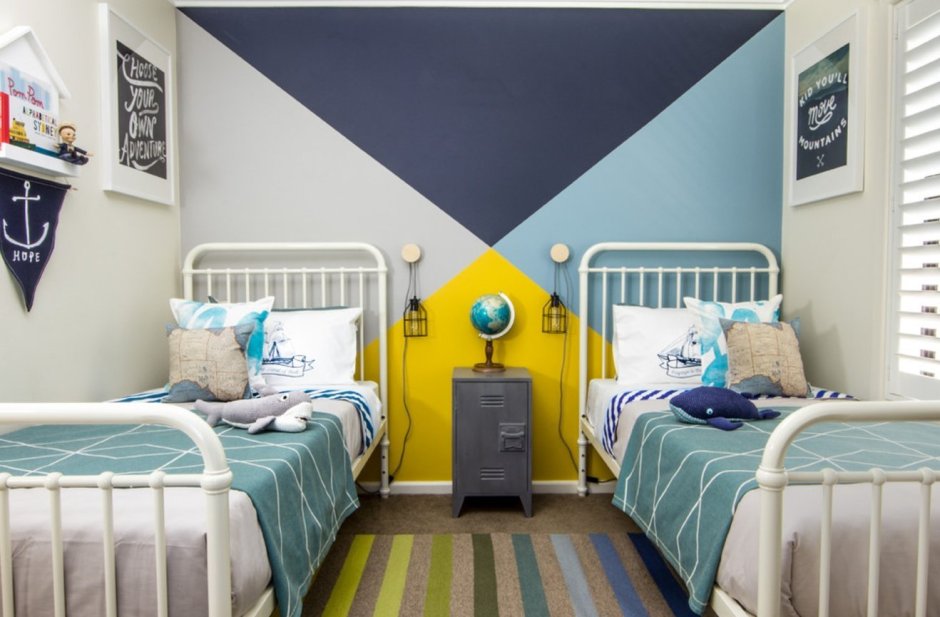 Спальня в пастельных тонах