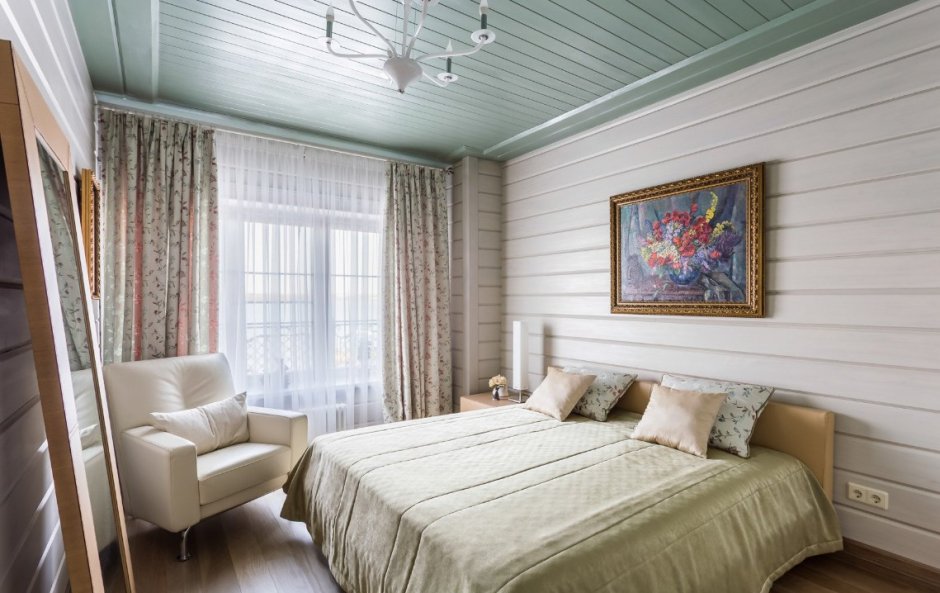 Tikkurila зеленый имитация бруса