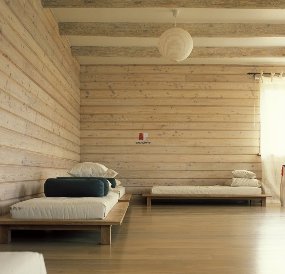 Вагонка штиль в доме