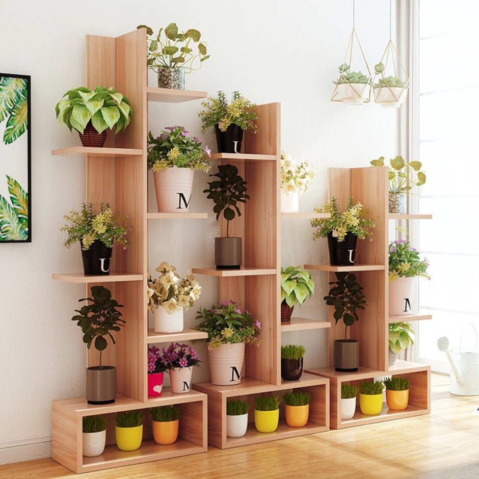 Стеллаж для цветов напольный