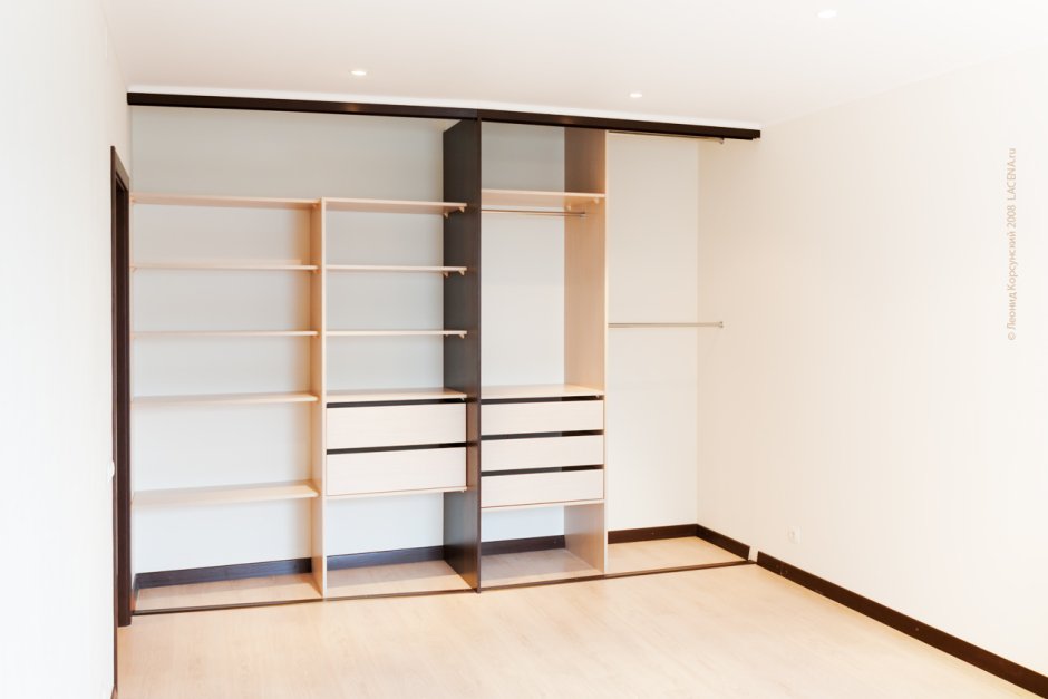 Шкаф купе без задней стенки