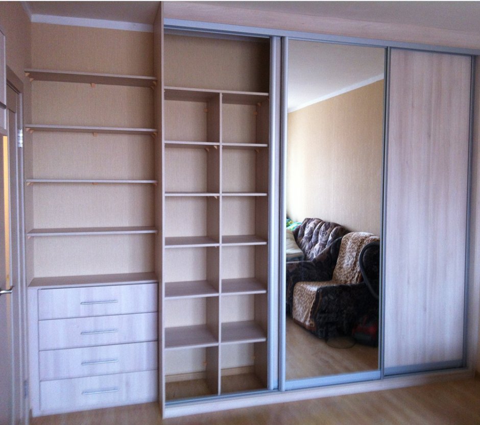 Шкаф разной глубины