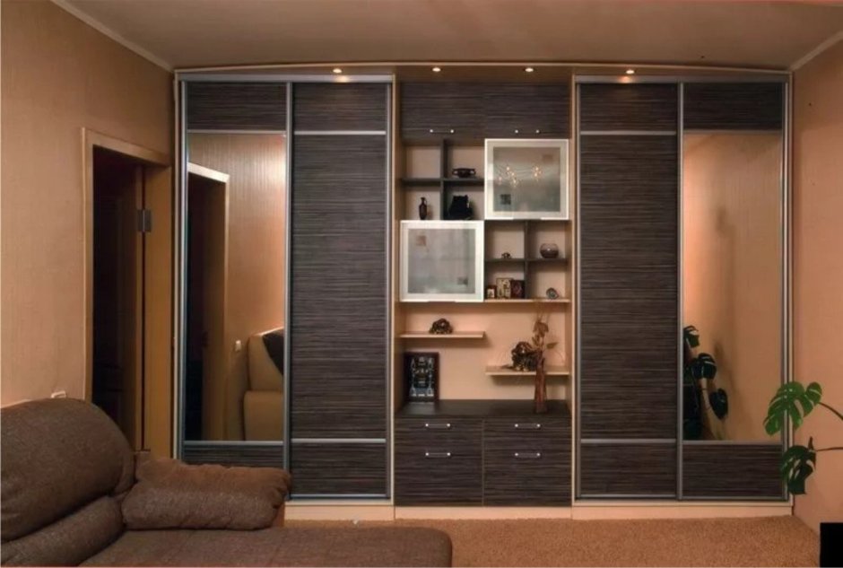 Шкаф купе вид внутри