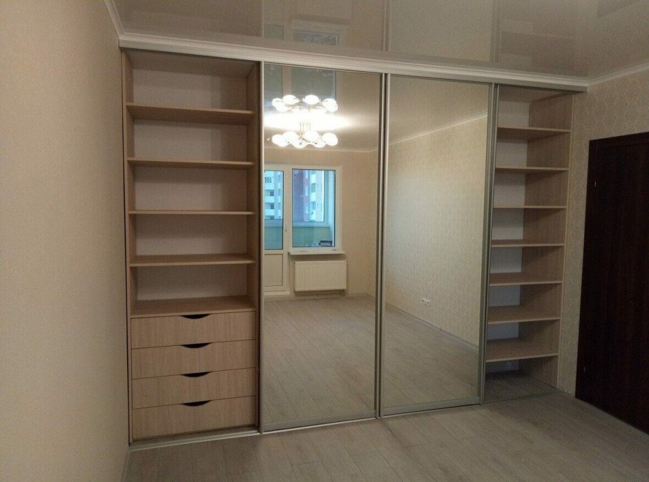 Наполнение распашного шкафа