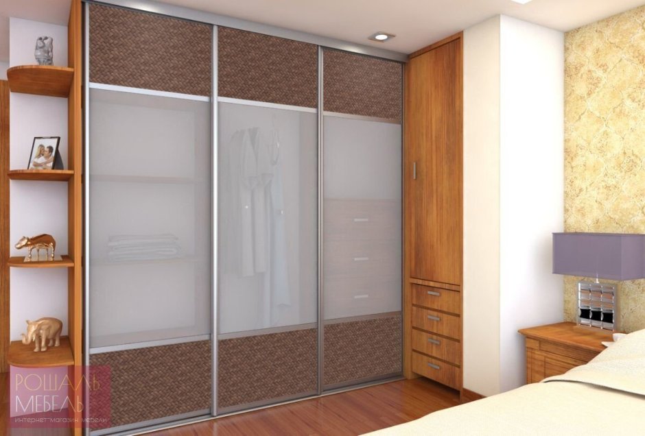 Шкаф купе белый внутри