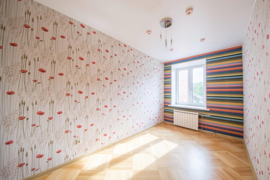 Поклейка обоев