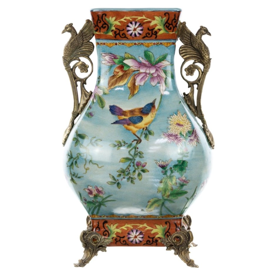 Фарфор с бронзой 1895г