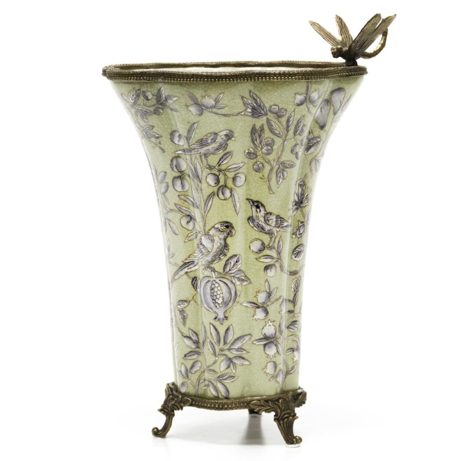 Фарфор с бронзой