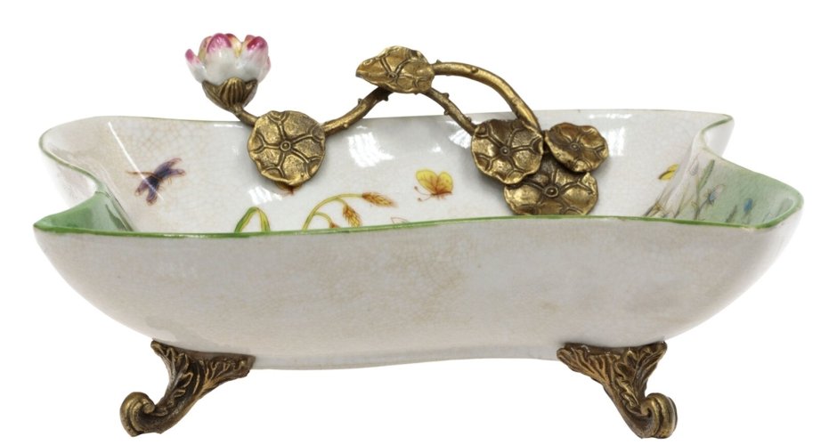 Блюда с цветами фарфор