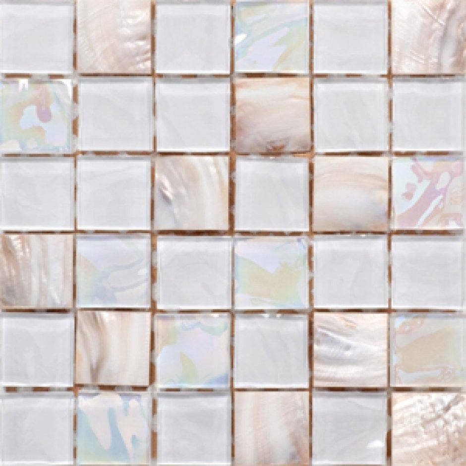 Мозаика Гексагон перламутр