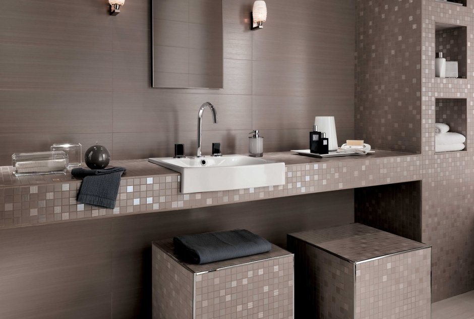 Зеркальная стеклянная мозаичная плитка Backsplash