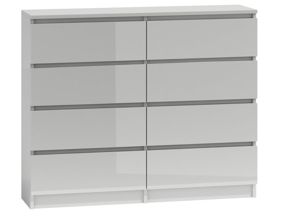 Комод белый глянцевый