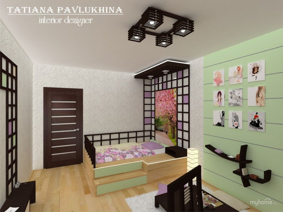 Комната в корейском стиле подростков