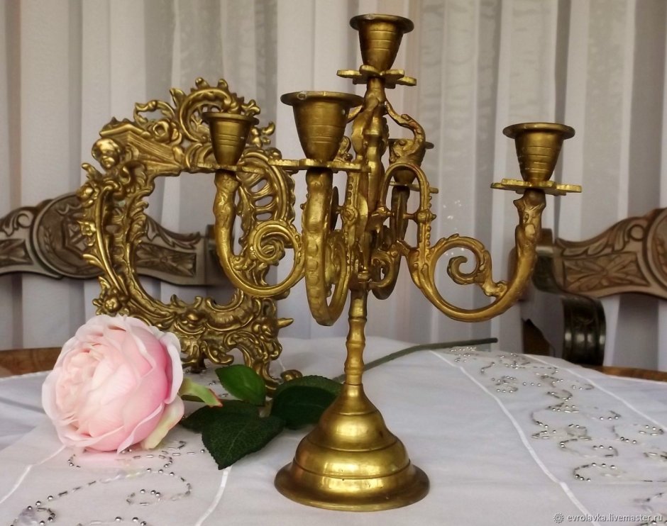 Бронзовая люстра