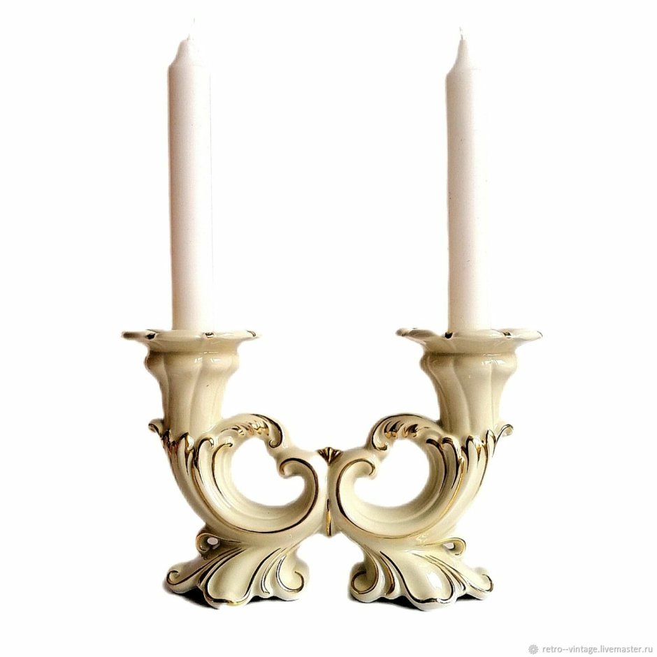 Подсвечник золотой