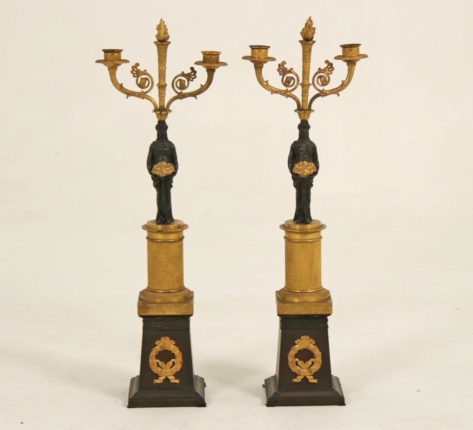 Старинные подсвечники