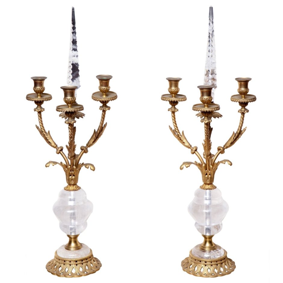 Канделябры с Никой старинные