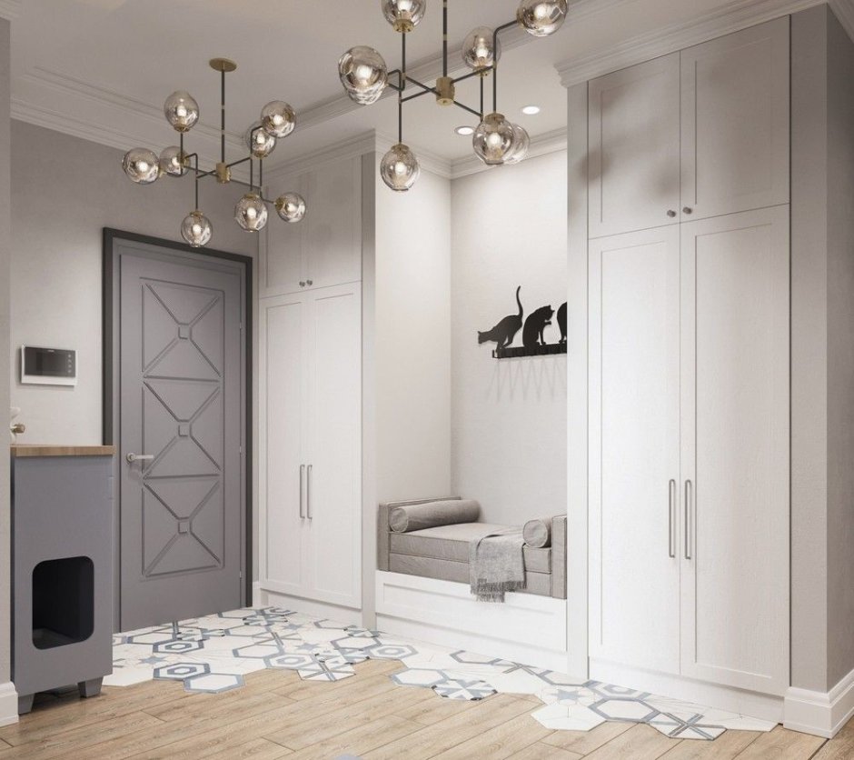 Прихожая Неоклассика Пинтерест