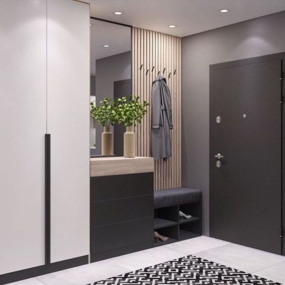 Шкаф в коридор в современном стиле