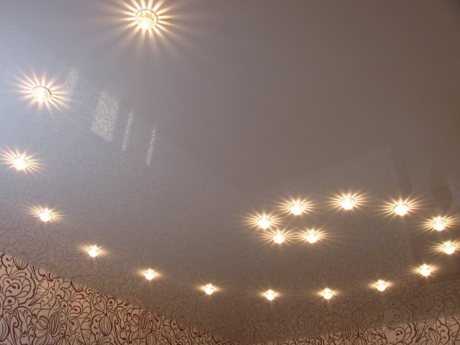 Натяжные потолки простые